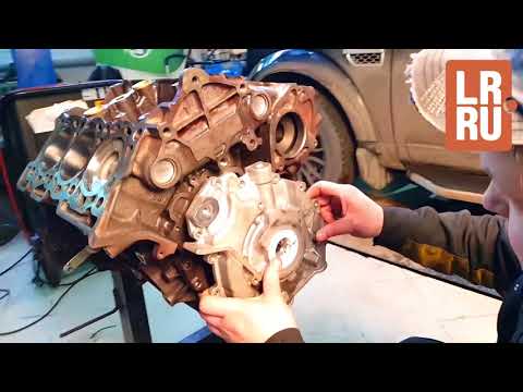Видео: ЛР.РУ выполнил работы по сборке дизельного мотора Land Rover Discovery 3 2.7