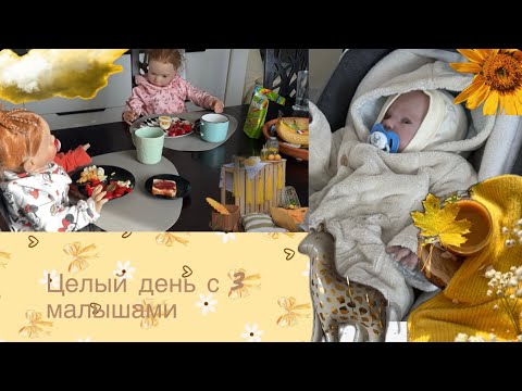 Видео: Влог - целый день с 3 малышами #реборн #влогсреборном #куклареборн #реборнкукла 