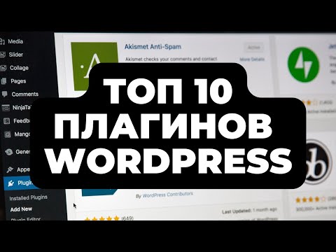 Видео: ТОП 10 #ПЛАГИНОВ ДЛЯ #wordpress  В 2024 ГОДУ