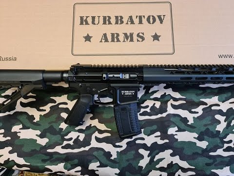 Видео: AR15 от Kurbatov Arms R-715 первый нарезняк.