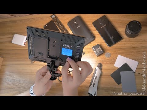 Видео: Viltrox L116T LED профессиональный компактный светодиодный осветитель с регулятором теплоты света!