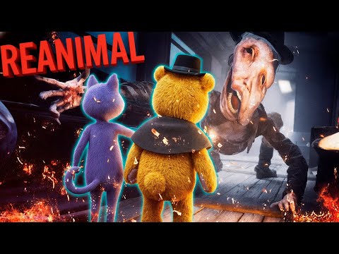 Видео: Новые Угарные Кошмары с Нептуном и Фнаф Плеем 🤣 REANIMAL Demo Кооп