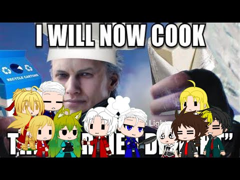 Видео: Реакция на «Fate and Highschool DxD»: Данте и Вергилий готовят