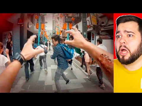 Видео: ЗОМБИ В РЕАЛЬНОЙ ЖИЗНИ! ЗОМБИ ОТ ПЕРВОГО ЛИЦА! ЗОМБИ АПОКАЛИПСИС СНЯТЫЙ НА GOPRO!