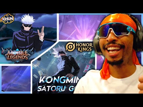 Видео: 🥇MLBB VS HOK: САТОРУ ГОДЖО | СРАВНЕНИЕ КОЖИ