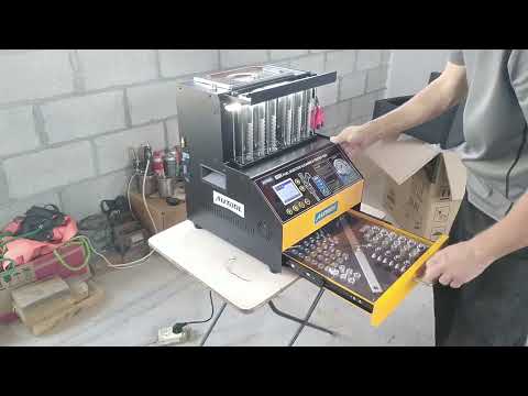 Видео: AUTOOL CT500 - Стенд для очистки и тестирования автомобильных топливных форсунок.