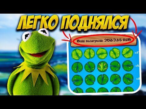 Видео: Поднимаюсь по новой стратегии в Swamp Land | Тактика на лягушку в 1xbet