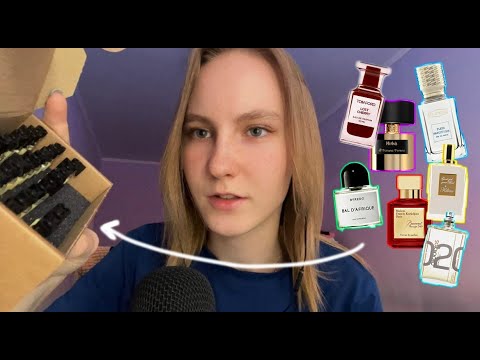 Видео: АСМР ТЕСТИРУЮ 40 ПОПУЛЯРНЫХ АРОМАТОВ С WB🟪😳🤢🤮ASMR TESTING 40 POPULAR FRAGRANCES