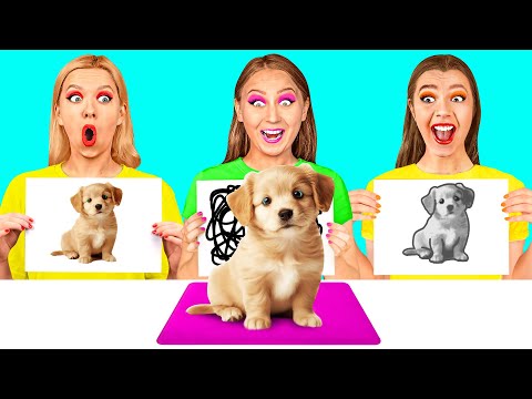 Видео: Кто Лучше Нарисует Предмет, Получит Его | Съедобная Битва от Craft4Fun Challenge