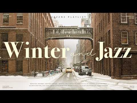 Видео: Комфортный зимний джаз с в меру захватывающим темпом в Нью-Йорке🗽🇺🇸 | Уютный джаз