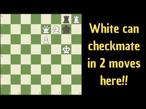 Видео: Ход белых, мат в 2 хода