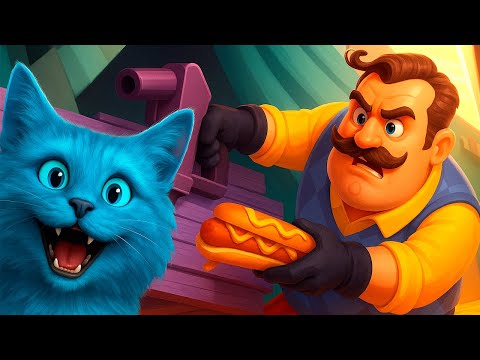 Видео: ПРИВЕТ СОСЕД БЕТА 3 НАЧАЛО hello neighbour Beta 3 КОТЁНОК ЛАЙК играет в игру