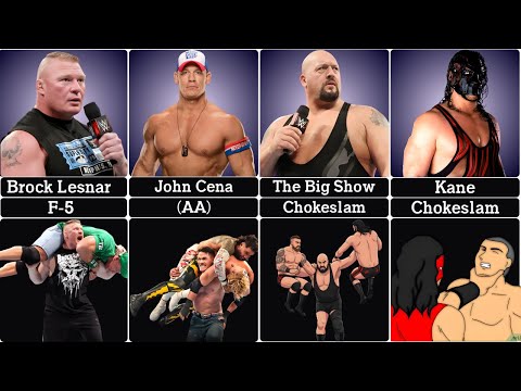 Видео: Рестлеры WWE и их завершающие приемы