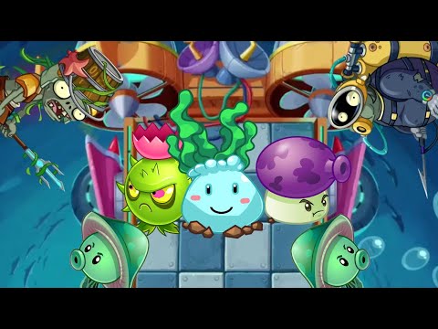 Видео: Китайская pvz прохождение №39. Добро пожаловать на дно!!!