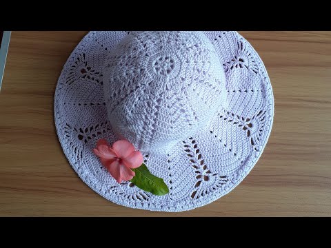 Видео: Летняя шляпка ,, Лилия ,, ч 2.тулья.