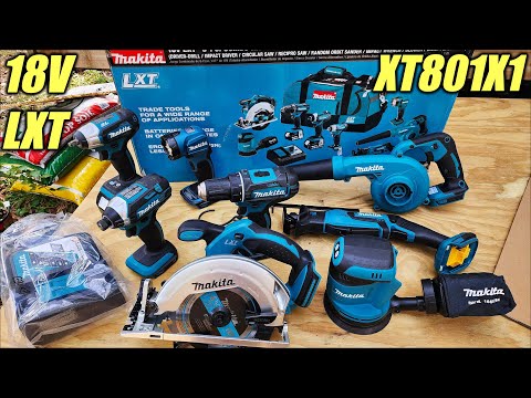 Видео: Акционный Мега Набор Makita Распаковка и Впечатления (XT801X1 18V LXT) 2023