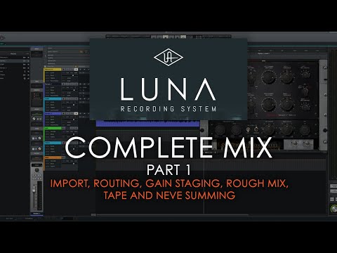 Видео: Universal Audio - Luna - Полный микс, часть 1