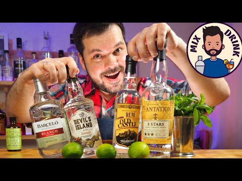 Видео: ЛУЧШИЙ Ром для ИДЕАЛЬНОГО Мохито Plantation, Barcelo, Devil's Island, Old Castle RUM