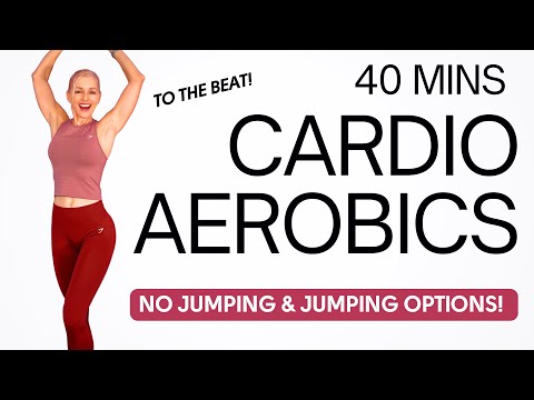 Видео: 40-минутная кардиоаэробика | Веселая тренировка для сжигания жира в ритме (без оборудования!)