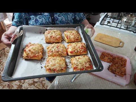 Видео: "Жизнь на пенсии".. Приготовили вкусную пиццу с внучкой.
