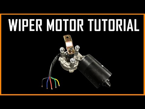 Видео: Подключение мотора стеклоочистителя для реквизита на Хэллоуин