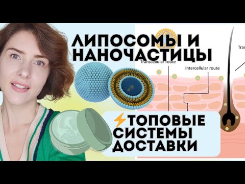 Видео: Что такое липосомы в косметике? Строение кожи. Наночастицы, системы доставки в кожу.