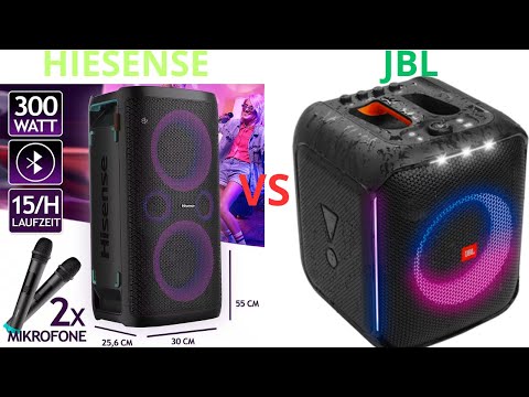 Видео: Сравнение JBL PartyBox Encore Essential и HISENSE Party Rocker One Plus #jbl #hisense #partybox