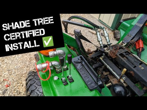 Видео: Добавление вспомогательной гидравлики к моему компактному трактору — изготовление — утечки — и из...