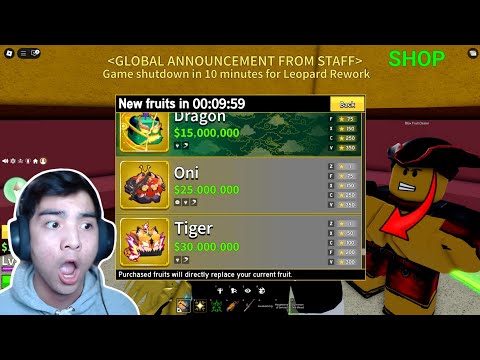 Видео: НАКОНЕЦ-ТО.. ОБНОВЛЕНИЕ 27 «Leopard Fruit Rework» в Blox Fruits..! ☠️