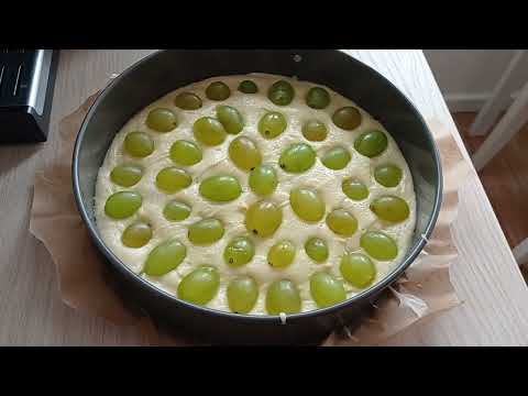 Видео: ВКУСНЕЙШИЙ ПИРОГ С ВИНОГРАДОМ И СЛИВКАМИ.