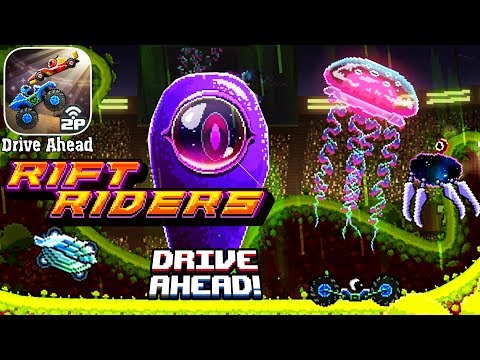 Видео: Drive Ahead Rift Riders летающие монстры с КЛЕШНЯМИ КРУЧЕ самый опасный ОСЬМИНОГ прохождение игры