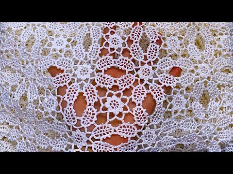 Видео: Красивый узор крючком! Вы не поверите, как легко связать кружево крючком