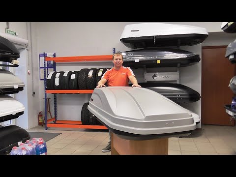 Видео: Автобокс PTGroop Active M 450 литров серый матовый