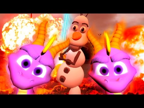 Видео: УБЕГАЕМ ОТ ЗЛОГО СНЕГОВИКА [GARRY'S MOD]