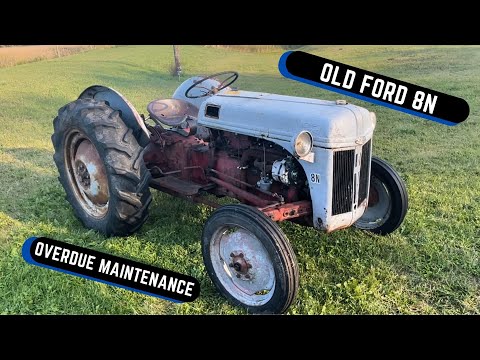 Видео: Давно назревшее техническое обслуживание старого 49-футового трактора Ford 8N