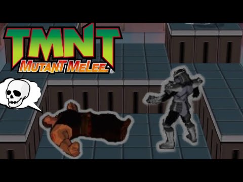 Видео: TMNT Mutant Melee. Game sounds Реплики персонажей после смерти. Replicas of characters after death