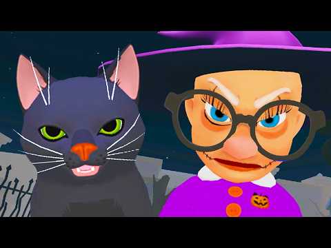 Видео: Кот и Бабка 2 #4 Обновление Cat from hell 2 с Кидом на пурумчата