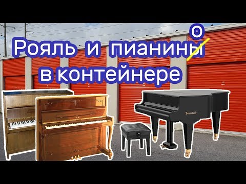 Видео: Купили на аукционе контейнер, нашли антиквариат, рояль и пианино.