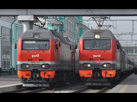 Видео: Электровоз ЭП2К. Часть 2 "Запуск электровоза"