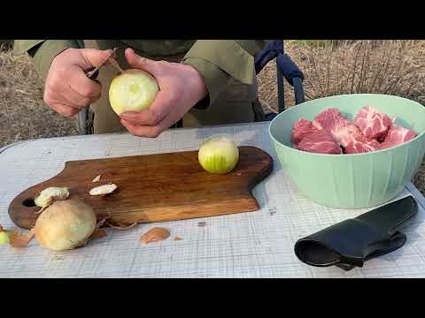 Видео: **"НОЖ ОБЕРЕГ из 95Х18 – ОБЗОР, ТЕСТ и ГОТОВКА ШАШЛЫКА! Идеален для охоты, рыбалки и походов!"**