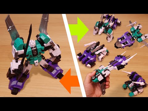 Видео: Make Friends Studio KD-01 Шестиликий механический зверь Sixshot обзор и распаковка