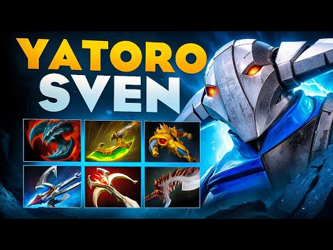 Видео: YATORO УНИЧТОЖИЛ КАРТУ НА СИГНАТУРНОМ СВЕНЕ🔥! ❘ Yatoro Sven 7.39d