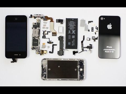 Видео: IPhone 4S   как разобрать (how to disassemble) замена динамика,АКБ,камеры