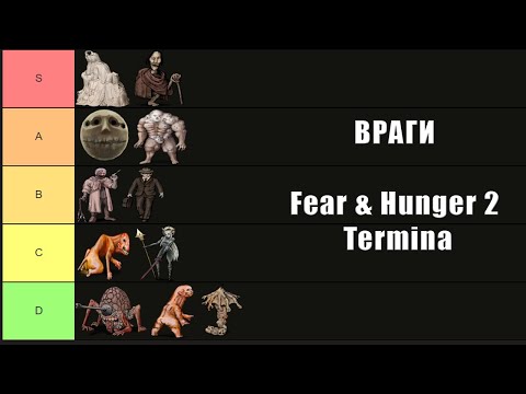 Видео: Тир лист врагов Fear&Hunger 2: Termina