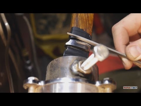 Видео: Нюансы ножеделания: Как сделать проточку между проставками на рукояти