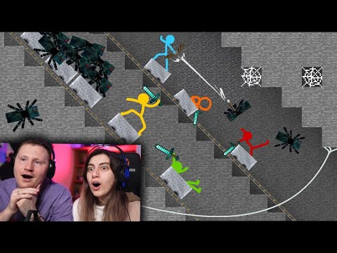 Видео: Анимация против Майнкрафта (эпизод 14) | Cave Spider Animation vs Minecraft Ep.14 | Реакция