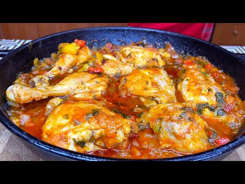 Видео: Сочные куриные НОЖКИ на сковороде! Весь секрет в овощном СОУСЕ!