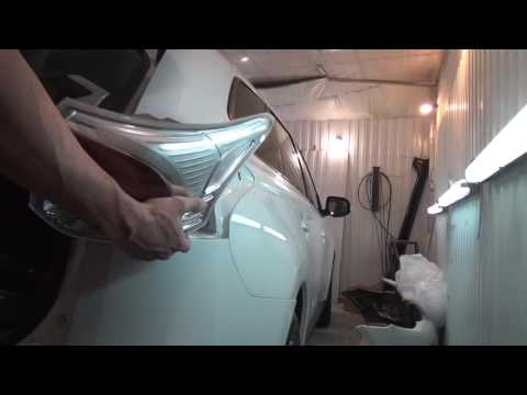 Видео: Mitsubishi Outlander III Рестайлинг. Снятие- установка заднего бампера.