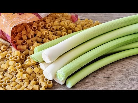 Видео: 🤩 Из лука-порея и пасты я приготовила замечательный и легендарный вкусный рецепт 👌