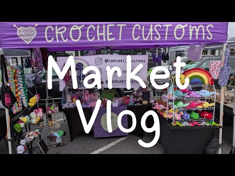 Видео: Слишком холодно для рынка? ~ Пойдемте со мной продавать мои вязаные крючком плюшевые игрушки на я...